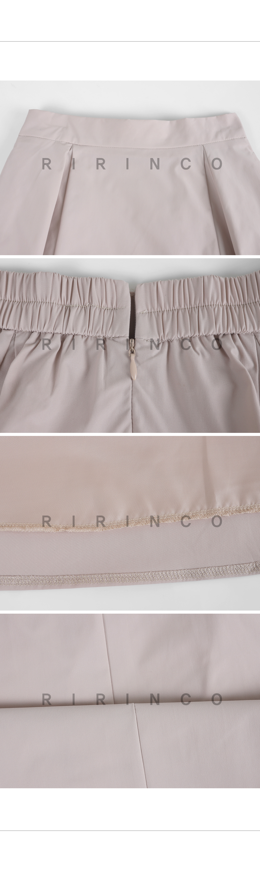 RIRINCO 後ろゴムフレアマキシスカート